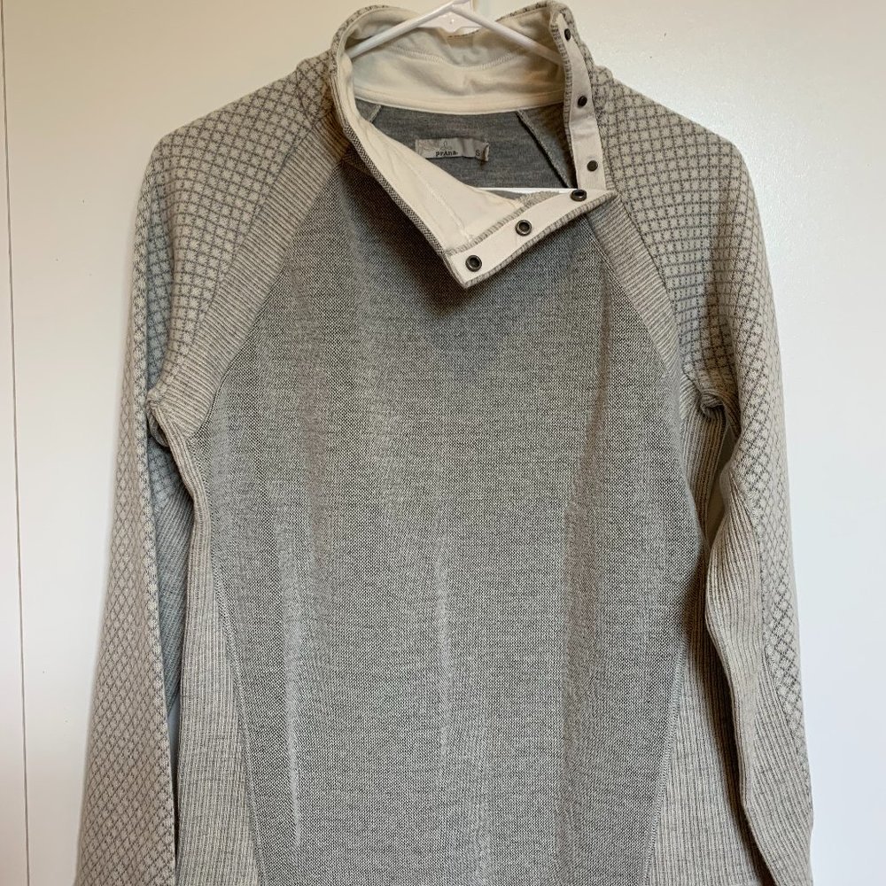 prAna Womens Brandie Wool Blend Pullover Sweater - Small